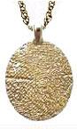 Large Gold Pendant With Chain
