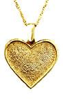 Gold Heart With Chain